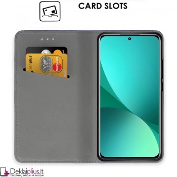 Telone atverčiamas dėklas - raudonas (telefonams Xiaomi 12/12X)